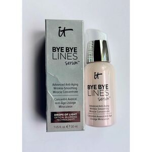 It Cosmetics Bye Bye Lines Serum Anti-Aging Wrinkle Smoothing Concentrate 1fl oz